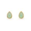 14ct Gold Jade Stud Earrings