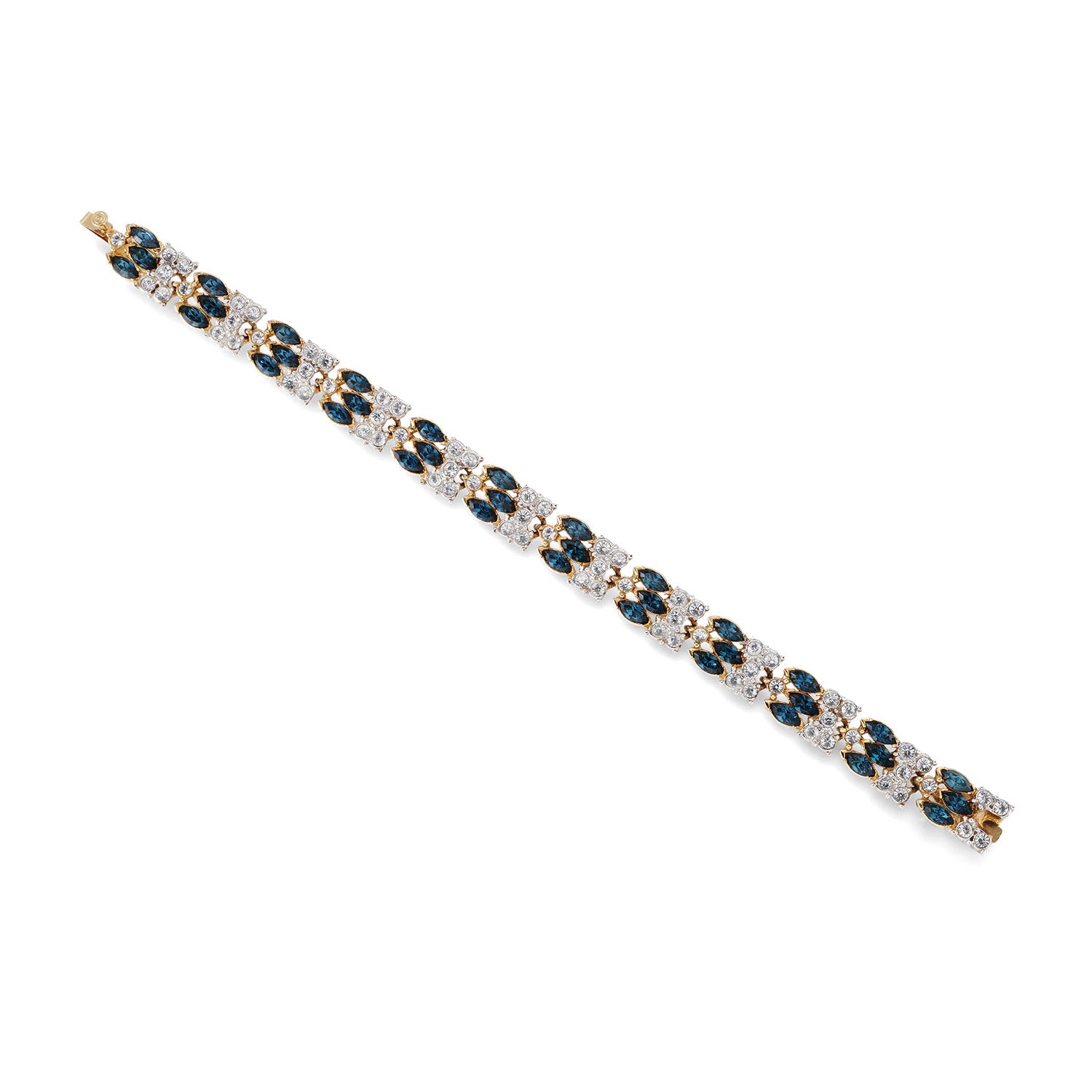 Attwood & Sawyer Sapphire Blue Crystal Bracelet