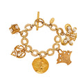 Miriam Haskell Vintage Charm Bracelet