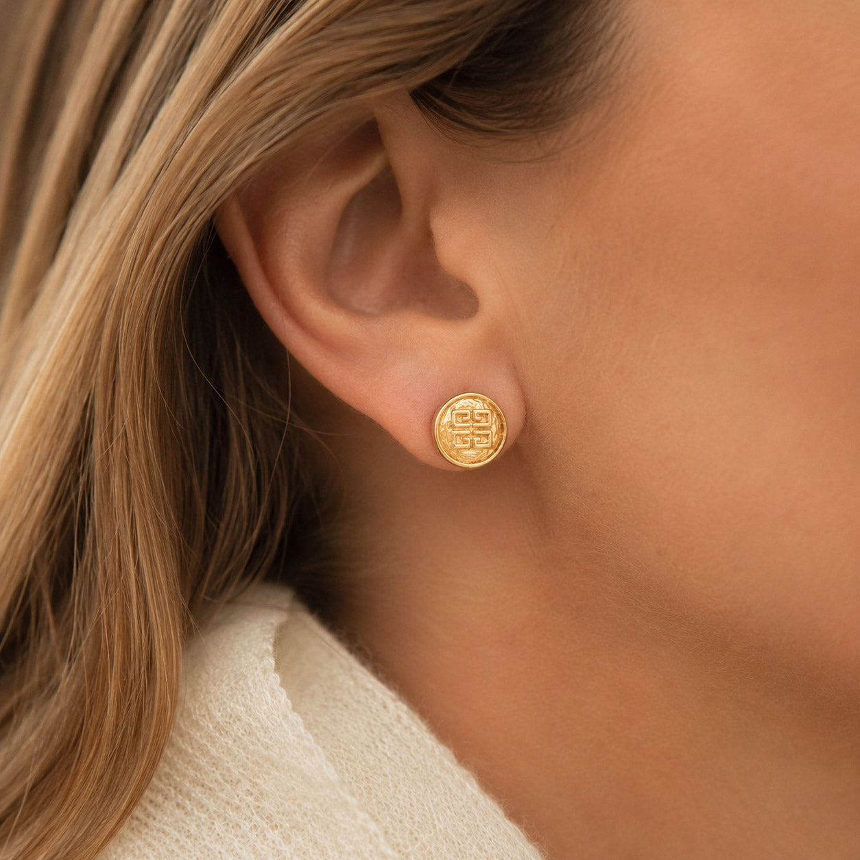 Vintage Givenchy 4G Logo Clip-On Earrings